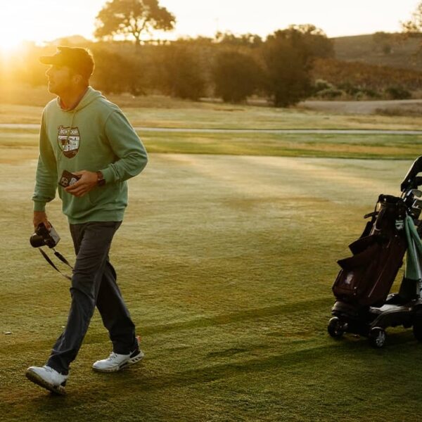 Patrick-Koenig-with-Stewart-Golf-Trolley