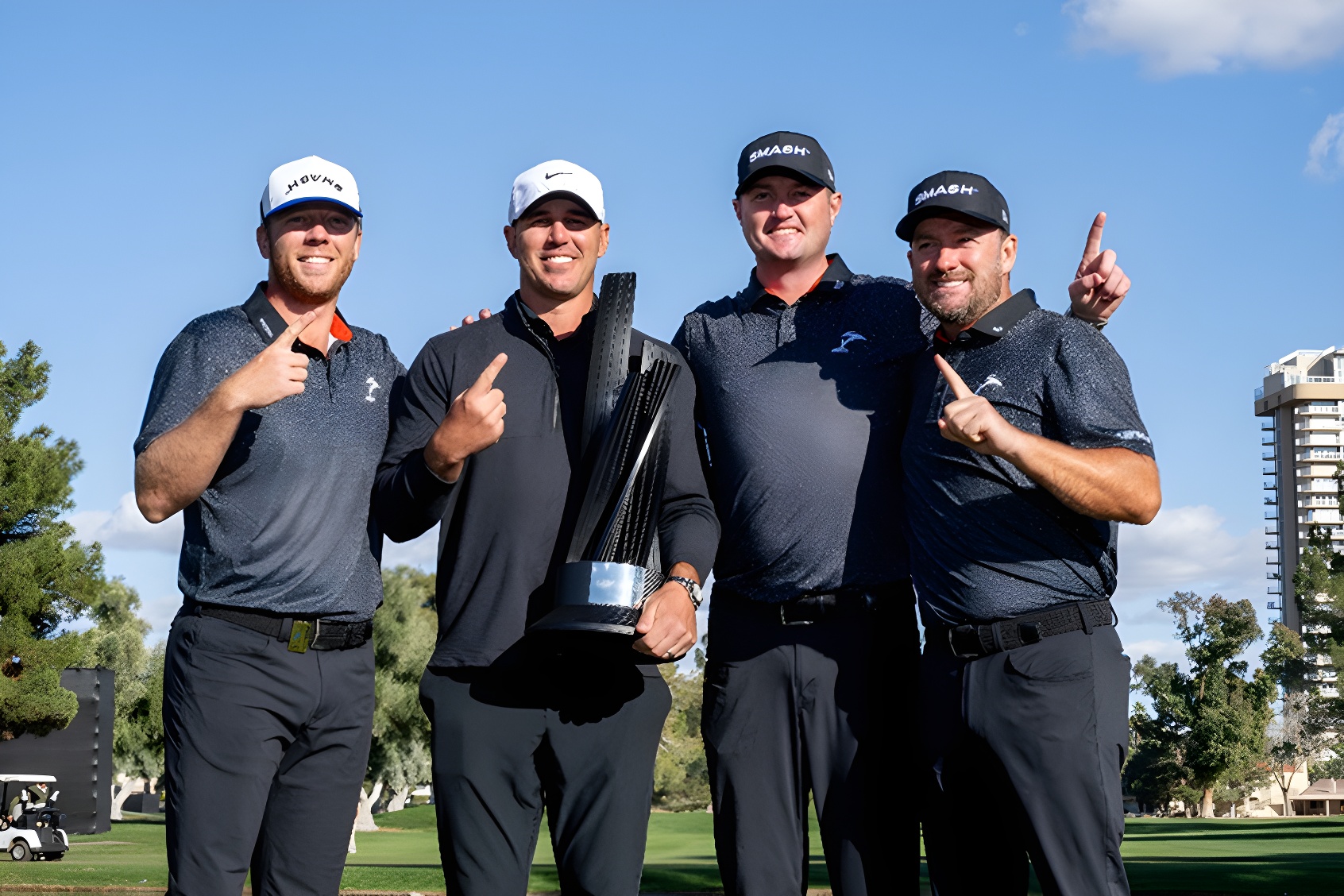 Smash GC celebrates LIV Golf Las Vegas Team Title