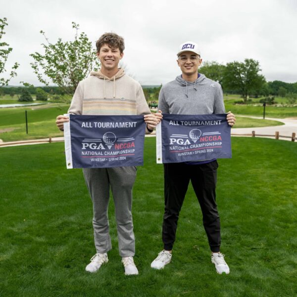 Dillyn Schmidke and Lucas Hughes, Grand Canyon s_ All-Tournament - PGA-NCCGA_Collegiate-Championship_RS-23