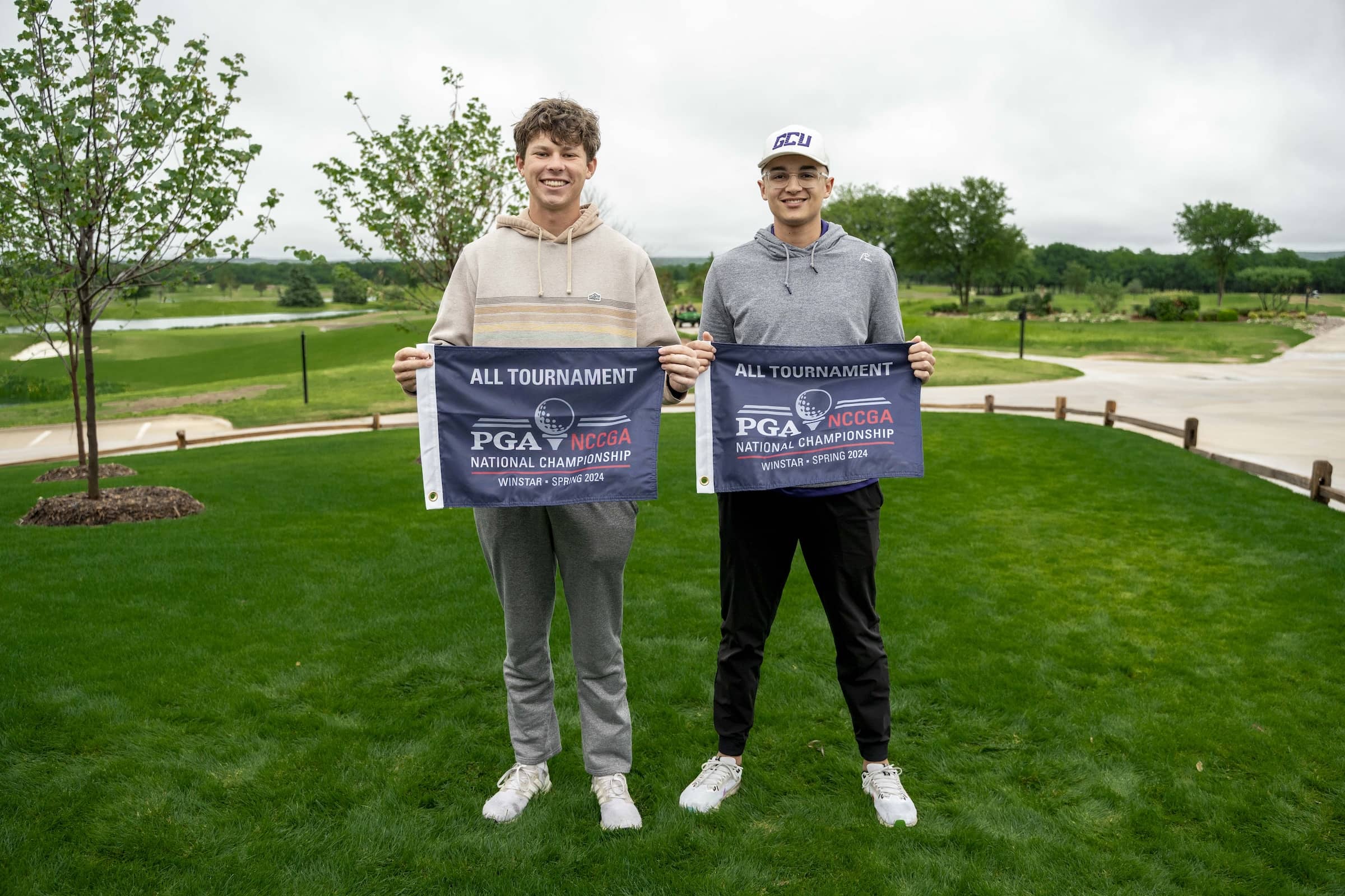 Dillyn Schmidke and Lucas Hughes, Grand Canyon s_ All-Tournament - PGA-NCCGA_Collegiate-Championship_RS-23