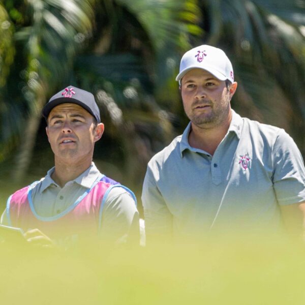 Peter Uihlein of RangeGoats GC is tied for the lead following round one of LIV Golf Miami