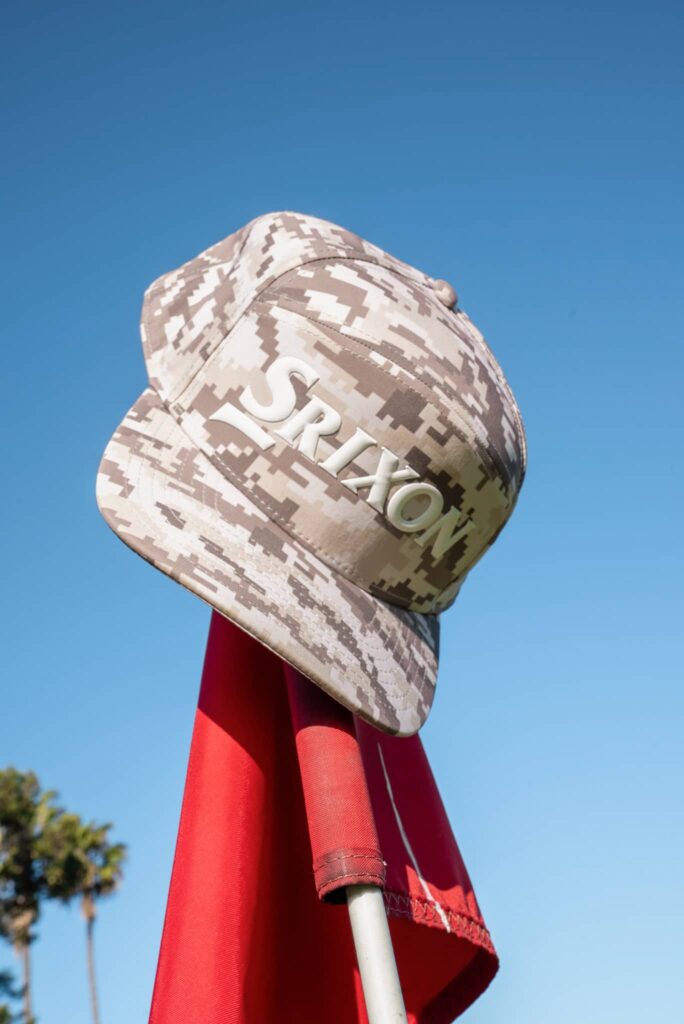 SRIXON-Veteran-Golf-Hat-on-Flag-Post