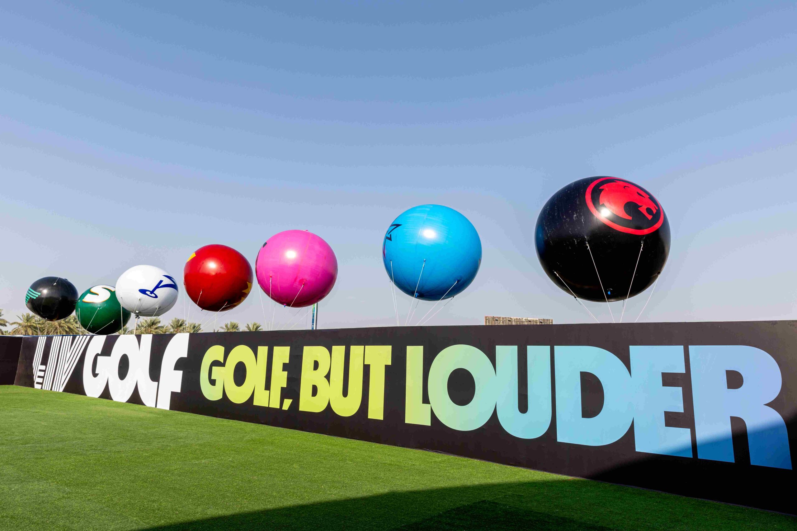 LIV Golf Team Balloons