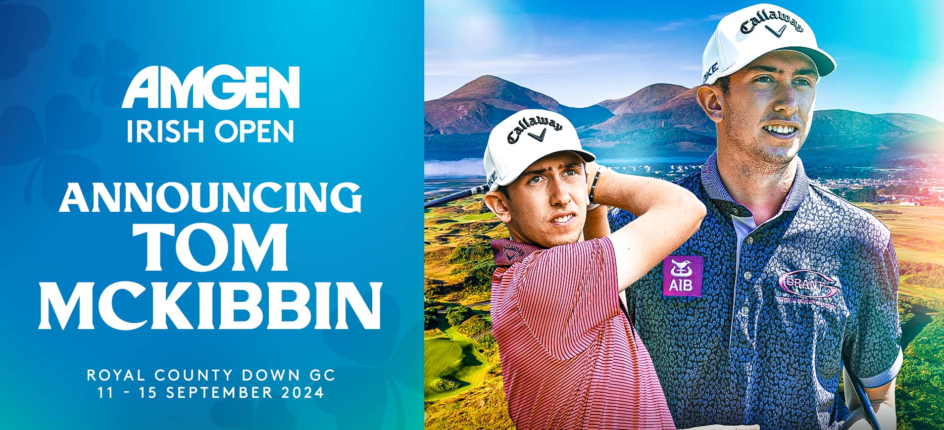 Tom McKibbin Amgen Irish Open Poster
