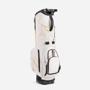 VESSEL VLS Lux White Kintsugi Golf Bag