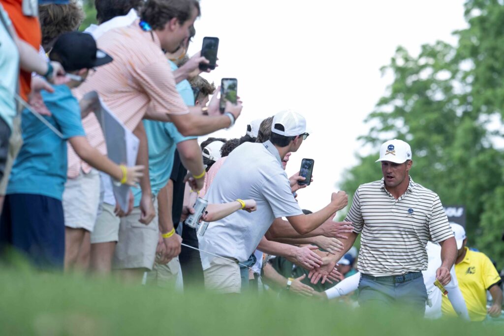 Crushers GC Captain Bryson DeChambeau is tied third heading into the final round of LIV Golf Nashville