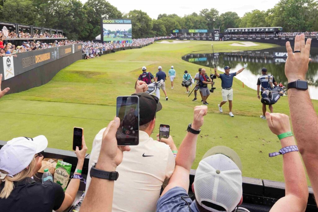 Crushers GC Captain Bryson DeChambeau shot a 4-under 67 on Friday at LIV Golf Nashville.
