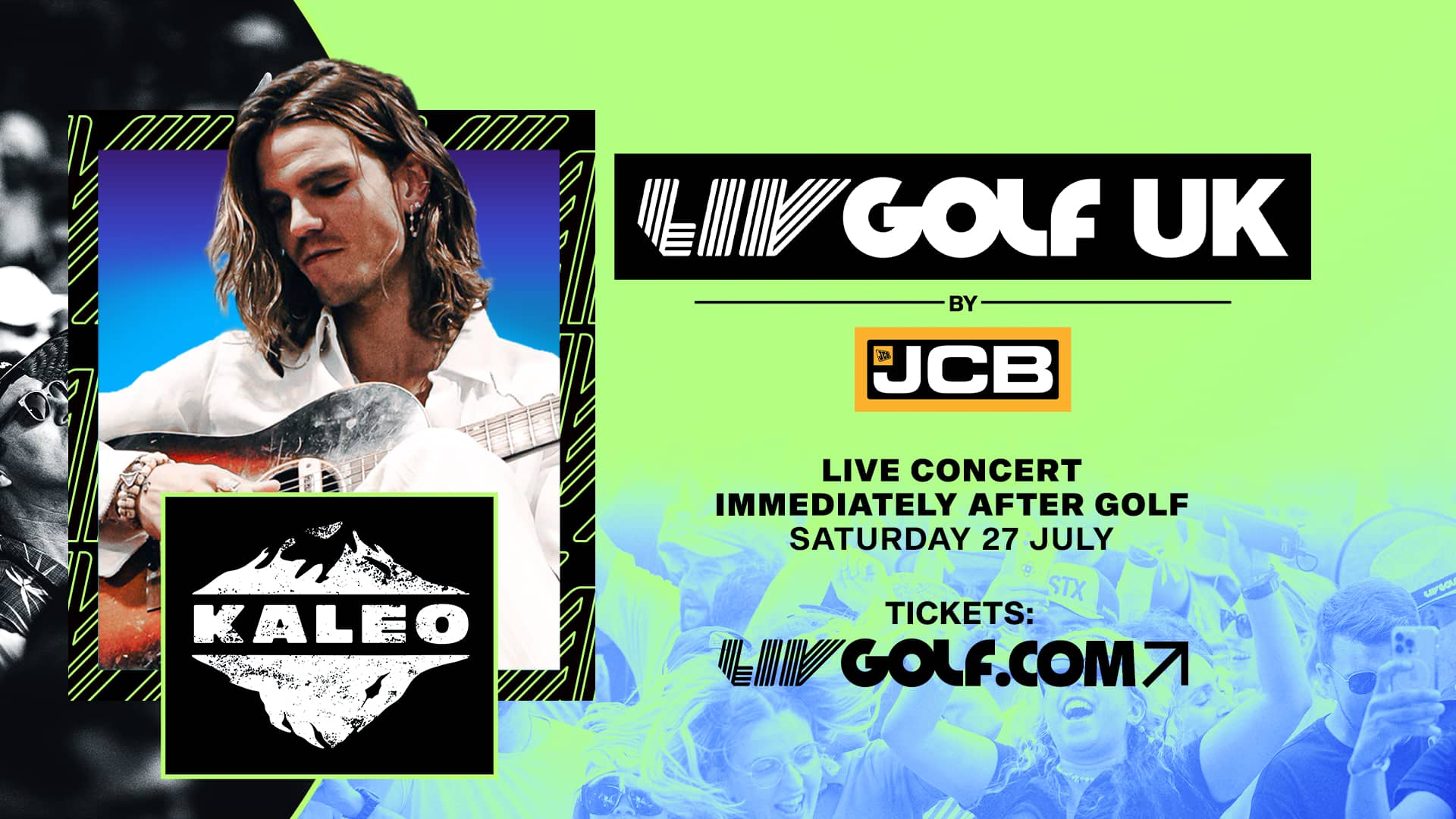 KALEO set to headline LIV Golf UK