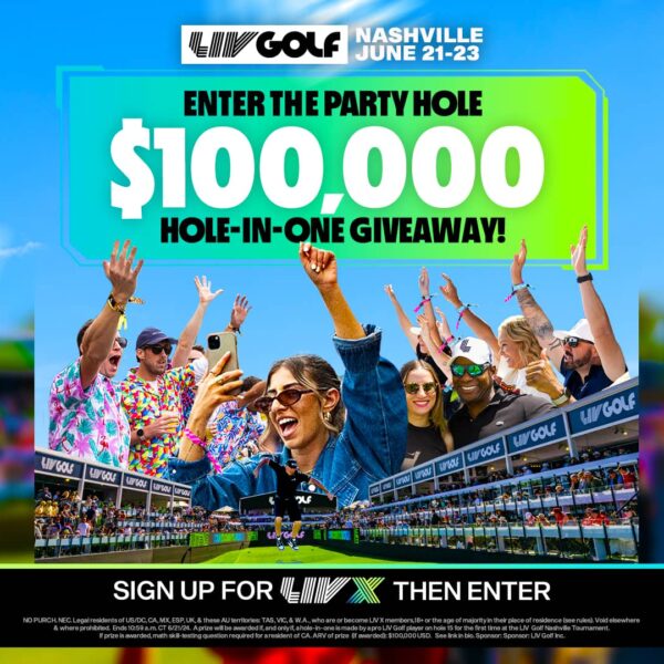 LIV Golf Nashville Brings Excitement with a $100,000…