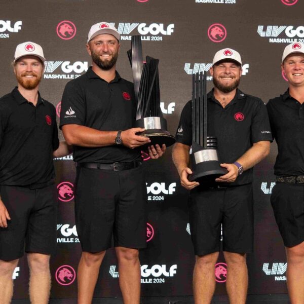 Legion XIII won the LIV Golf Nashville team trophy at The Grove on Sunday.