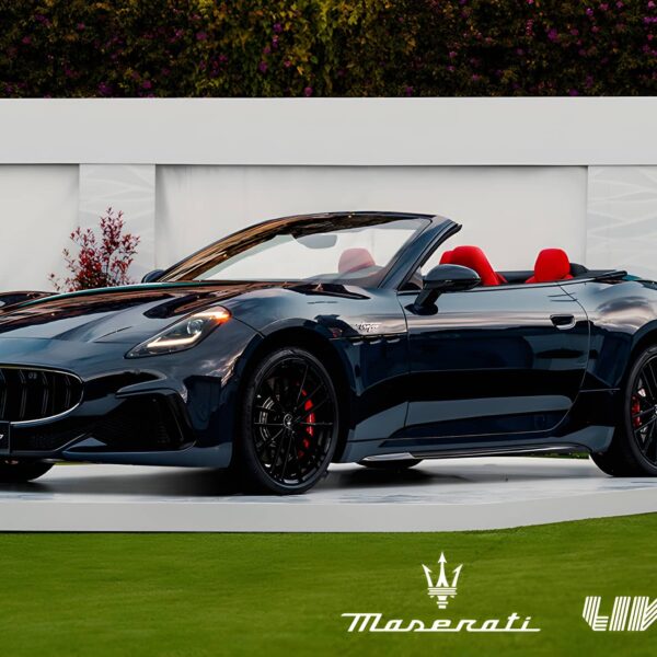 Maserati prize car on LIV Golf Event par 3