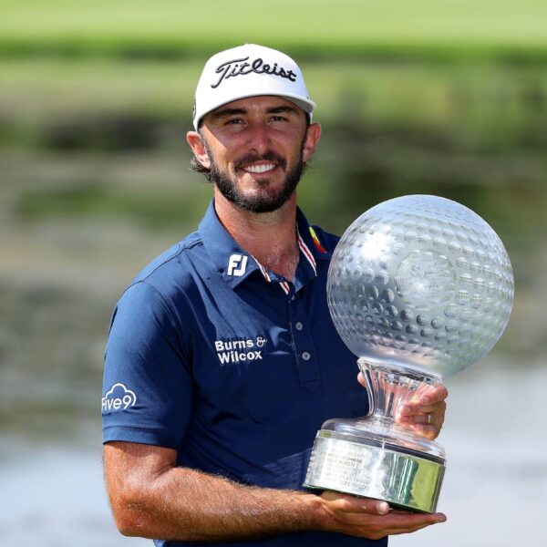 Max Homa with Nedbank Challenge trophy