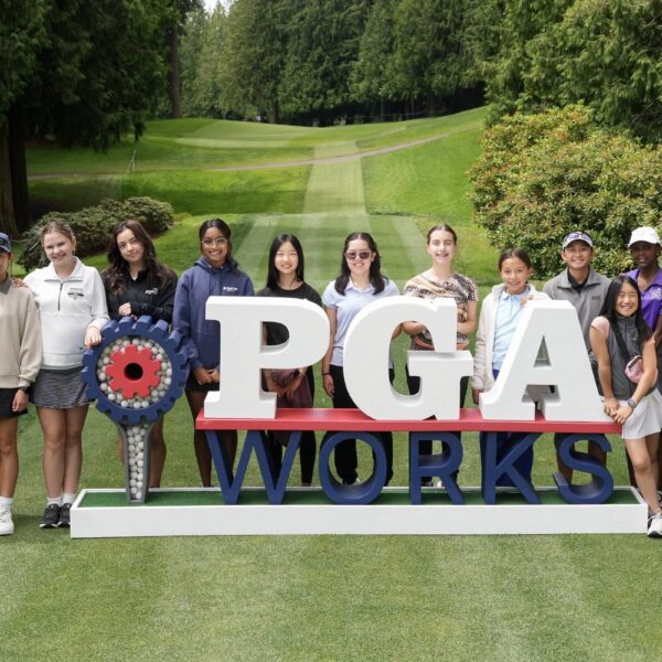 PGA WORKS staff and students pose during the PGA WORKS Beyond the Green