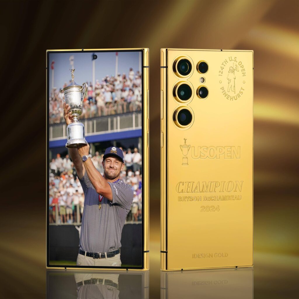 Bryson DeChambeau Gold Mobile Phone