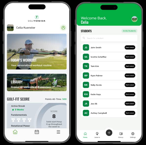 GolfForever Phone App