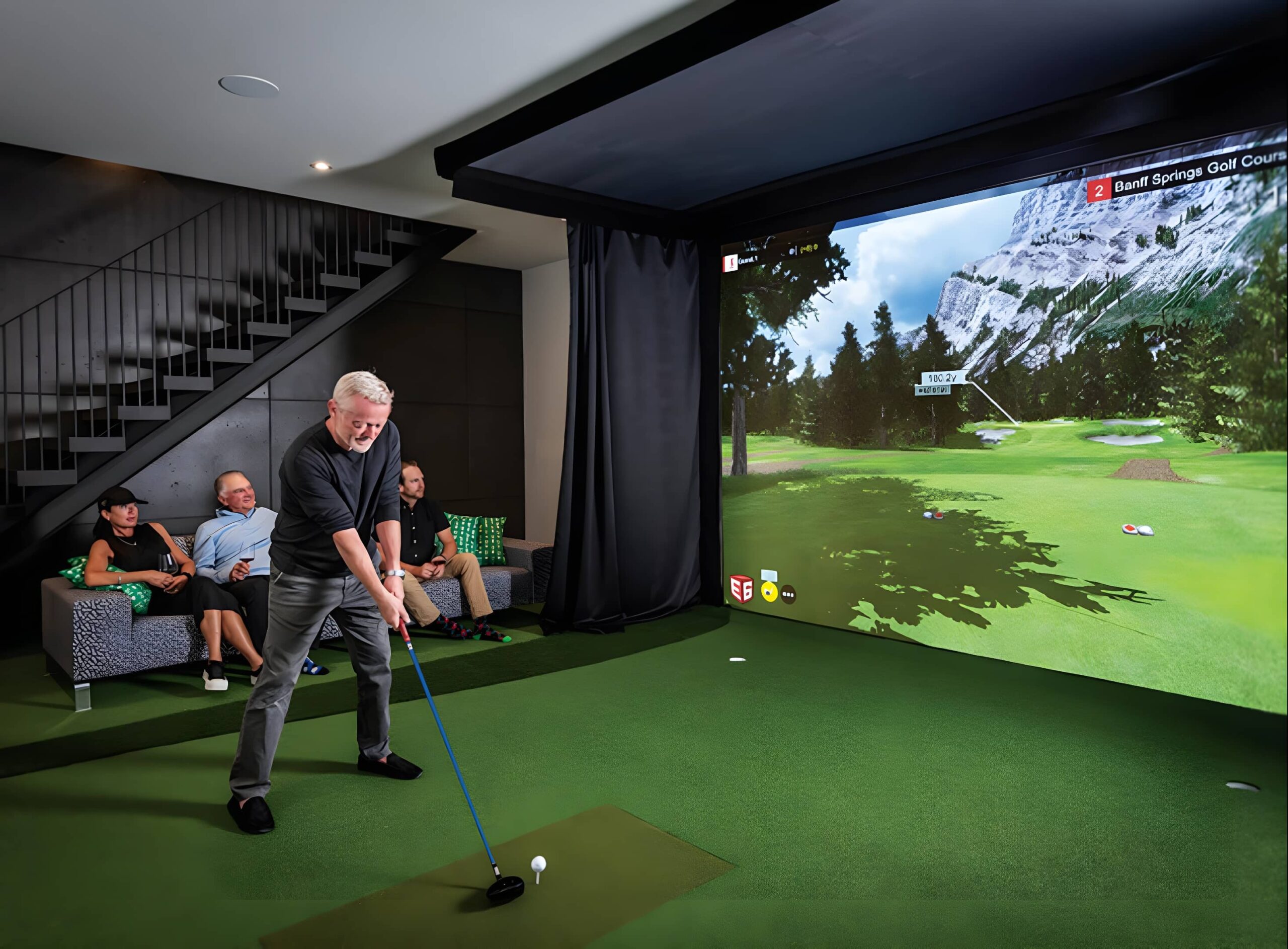 Golfer on The Golf Shop Simulator