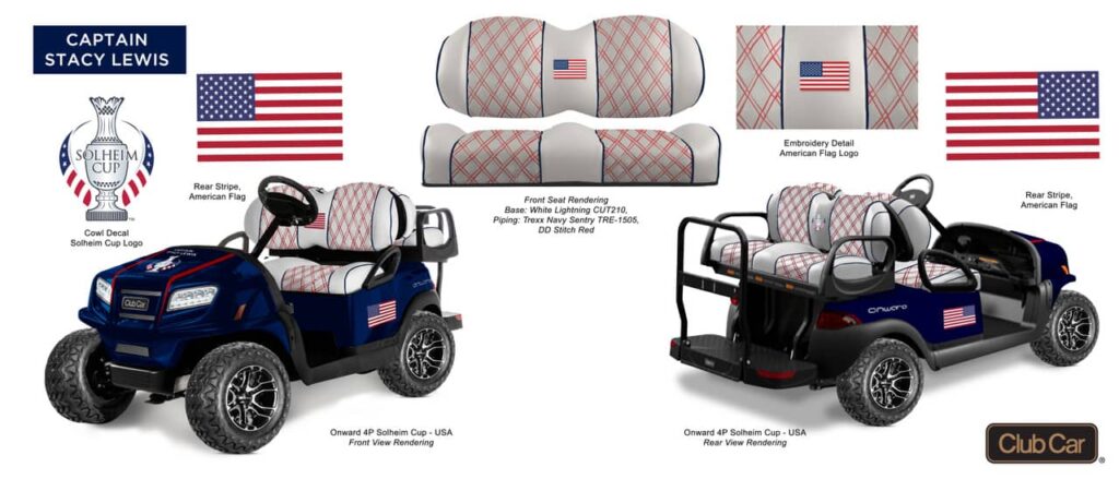 Solheim Team USA Golf Buggy