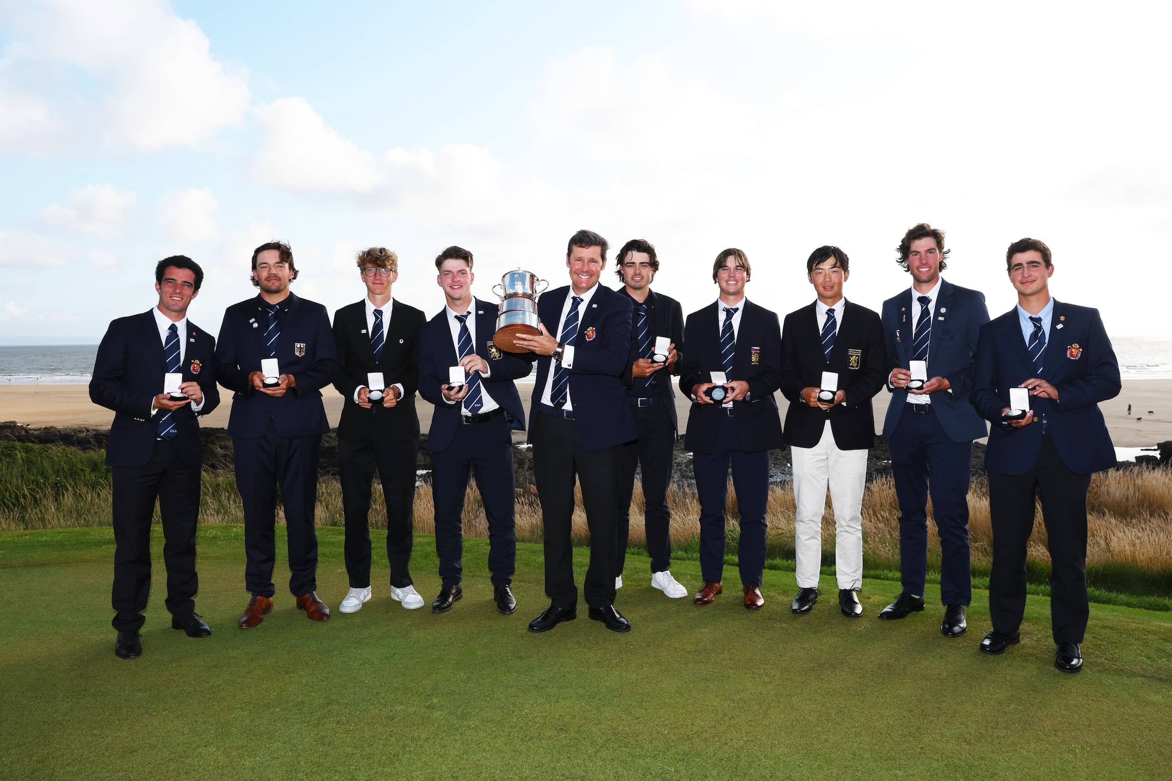 The Continent of Europe won the St Andrews Trophy at Royal Porthcawl in Wales.