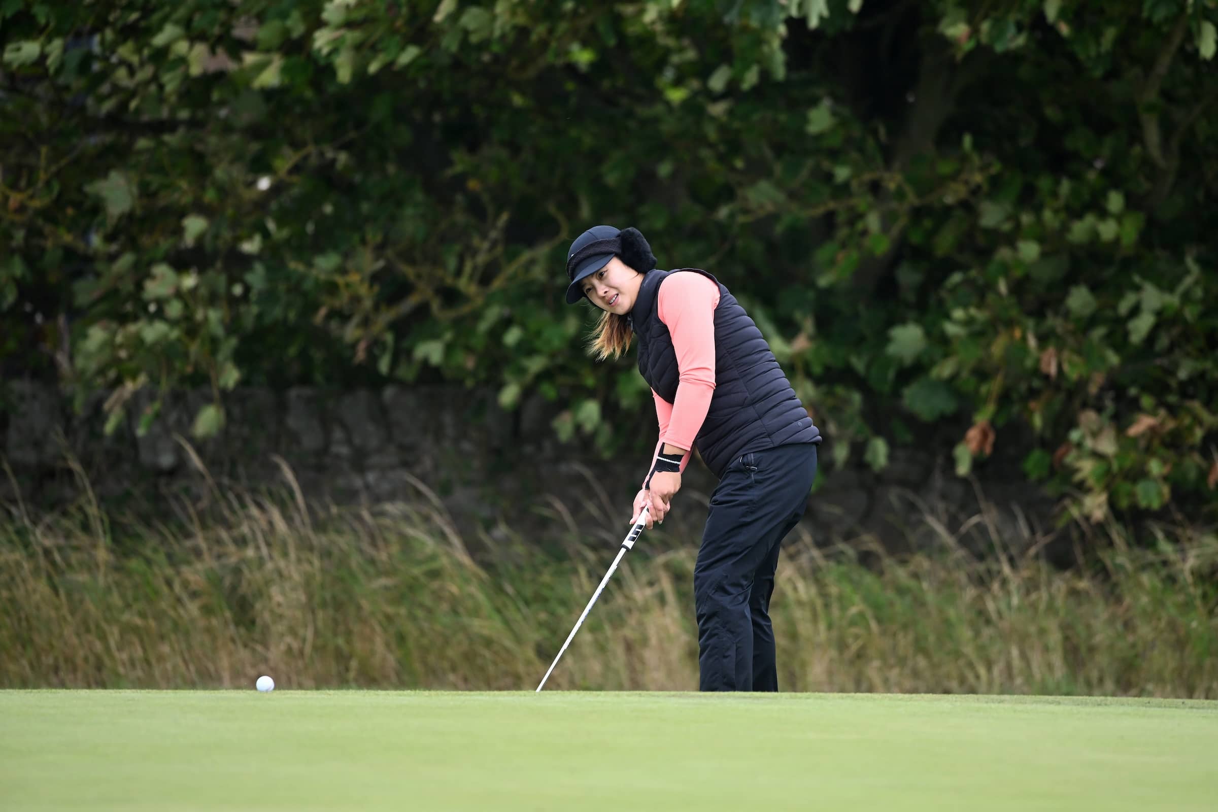 China’s Weiwei Zhang led the qualifiers at Crail Golfing Society