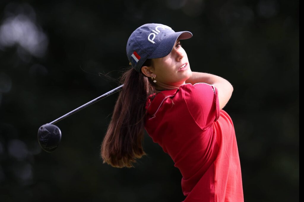 France’s Celeste Bobo Lloret has reached the last-eight of the Girls’ Amateur Championship at Alwoodley.