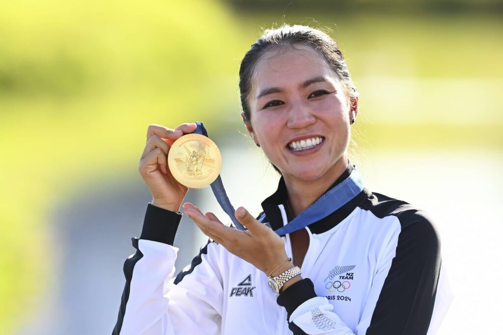 Lydia Ko with Gold Medal