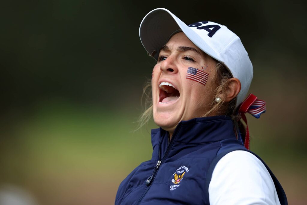 The USA’s Rachel Kuehn at the 43rd Curtis Cup at Sunningdale