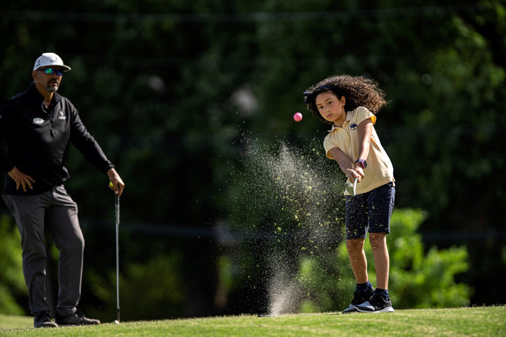 Youngster-Gets-out-of-trouble-on-the-Bobby-Jones-Golf-Course