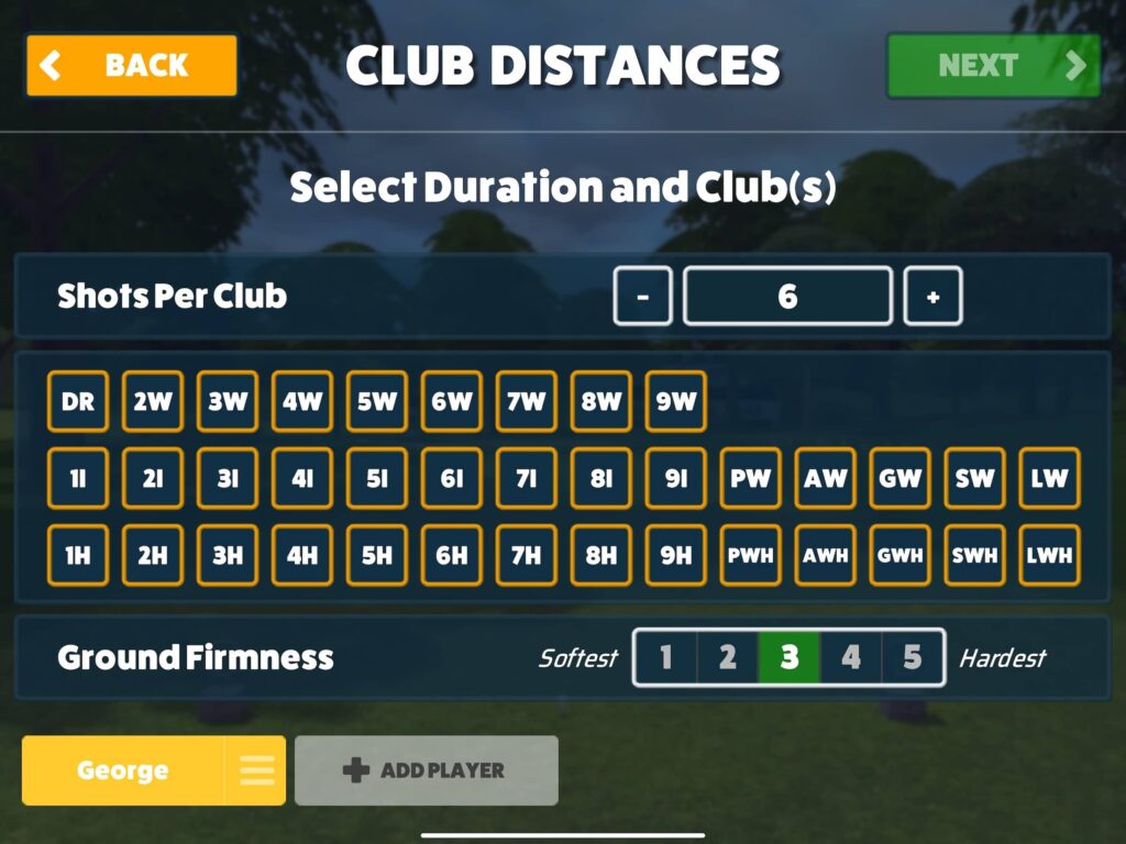 Awesome Golf v3-CD - New Club Selections