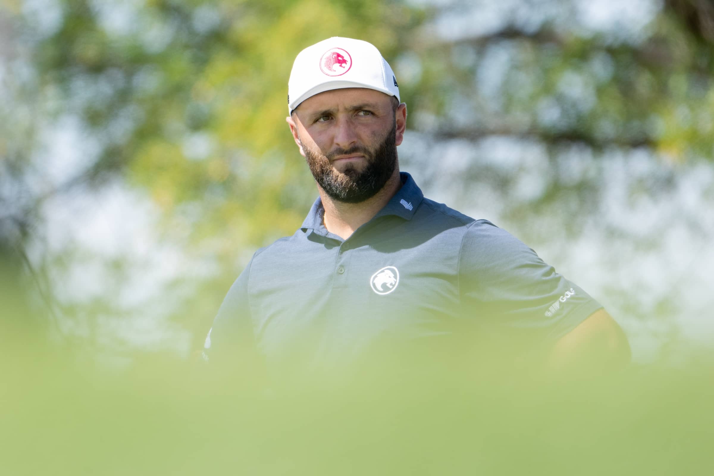 Captain Jon Rahm of Legion XIII seen during the second round of LIV Golf Chicago at Bolingbrook Golf Club