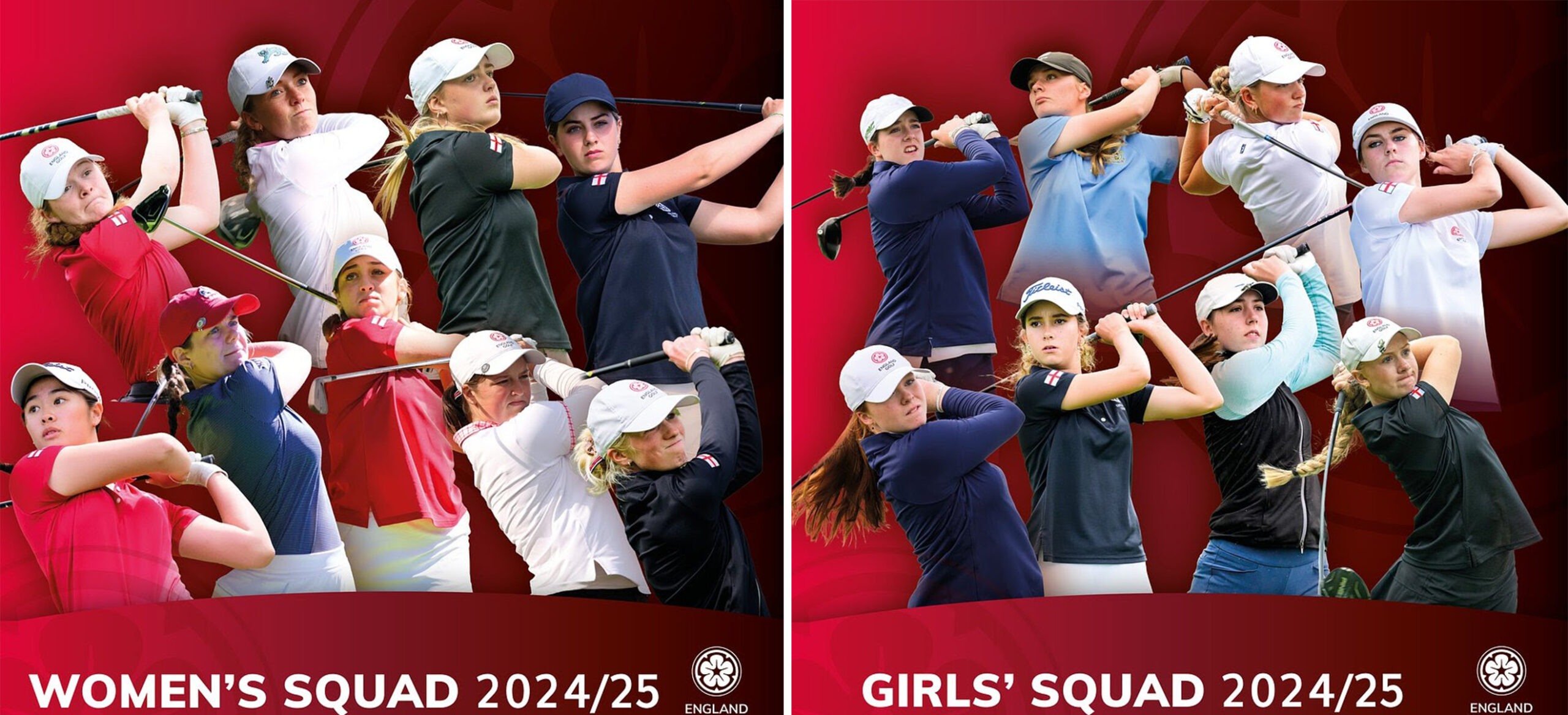 England Golf Womens:Girls Squads 2024:25