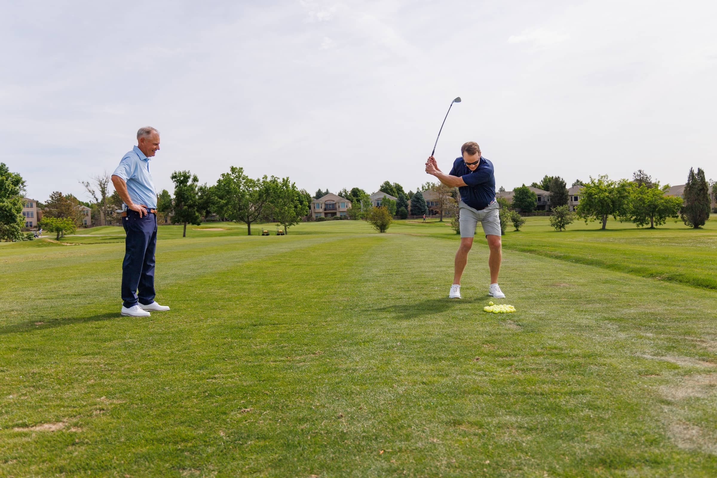 PGA of America Golf Professional of the Year Tony Pancake and Peyton Manning