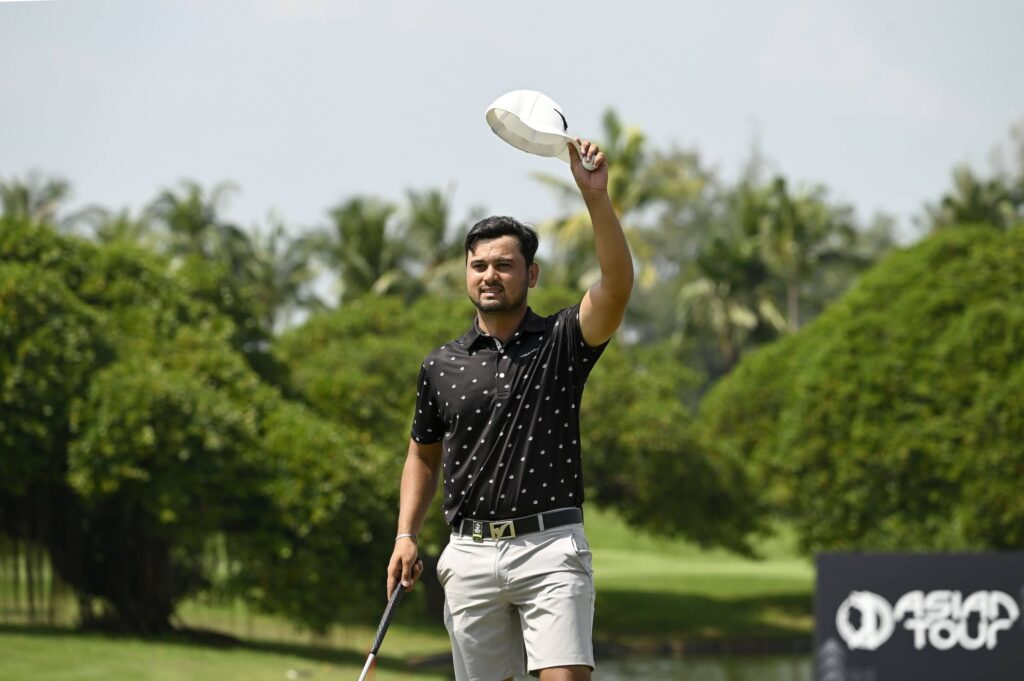 Ahmad Baig pictured at International Series Thailand taking place at Thai Country Club, the sixth event of 10 on The International Series in 2024.