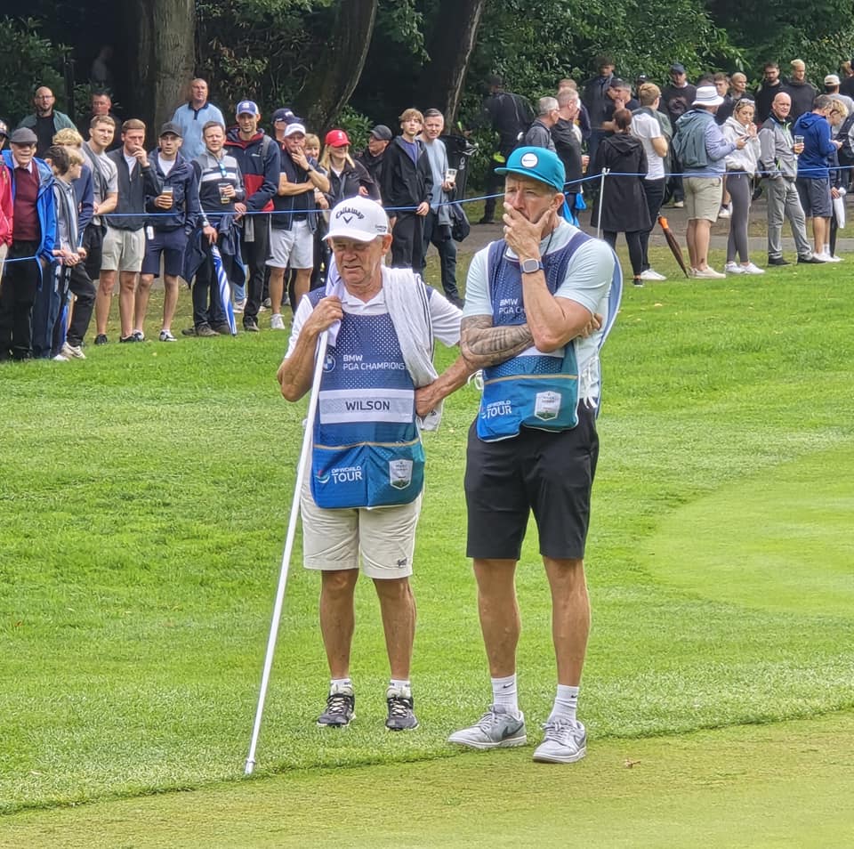 David McNeilly with another Caddie at Wentworth