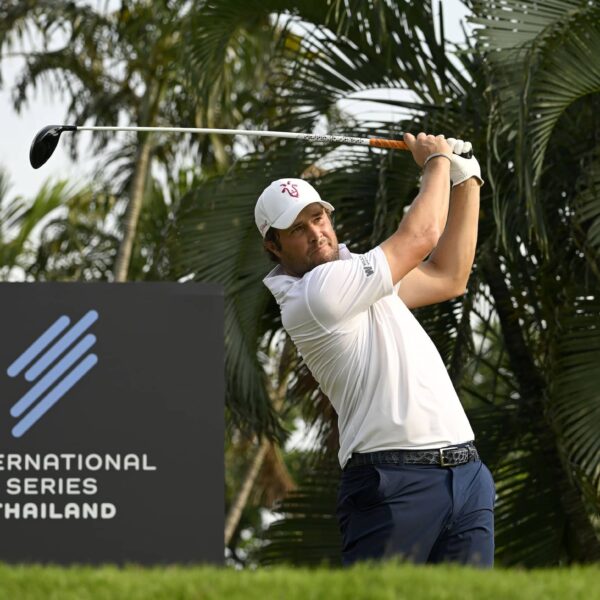 International Series England winner Peter Uihlein is pictured at Thai Country Club for International Series Thailand, the sixth of 10 events on The International Series in 2024