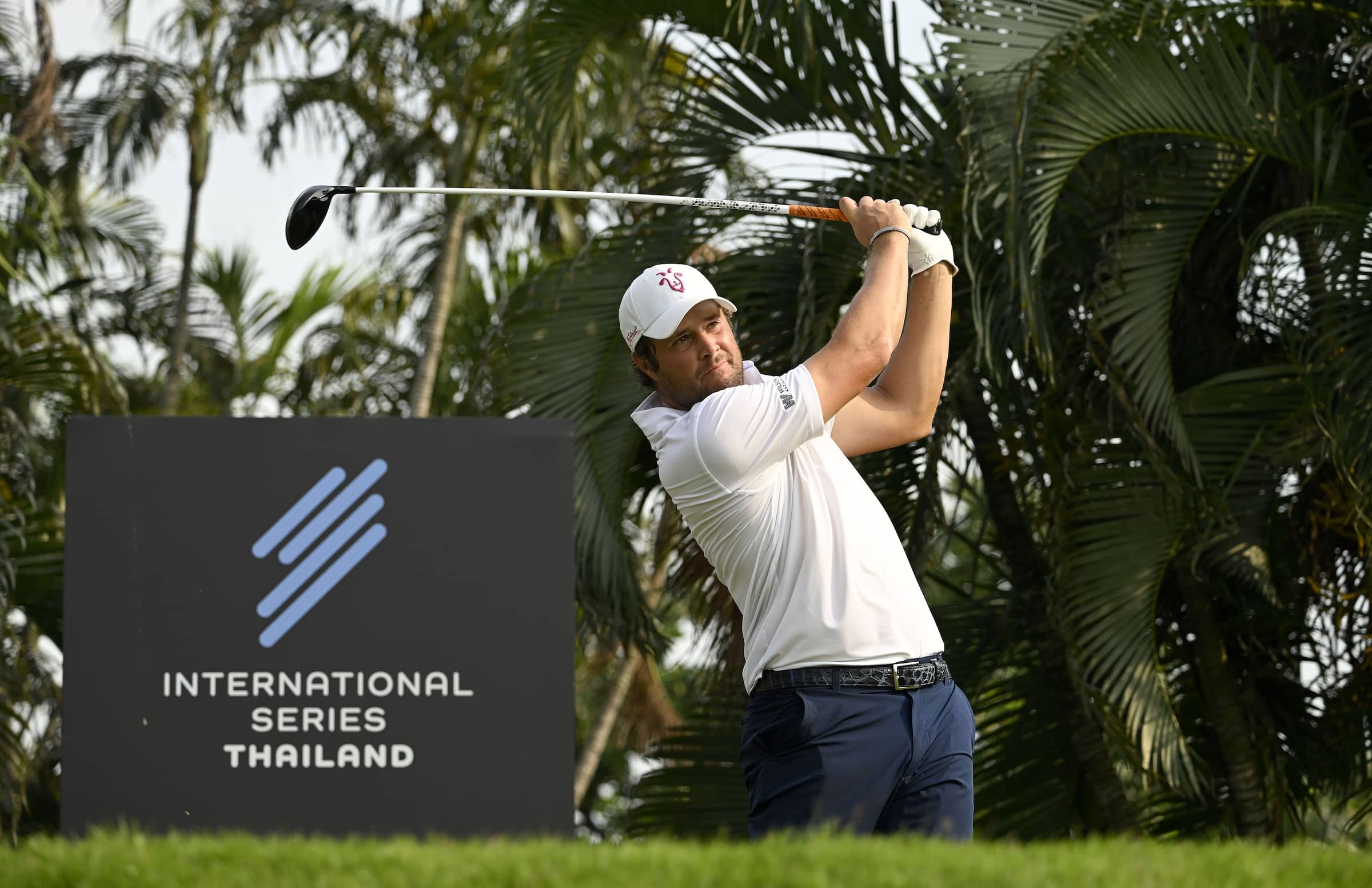 International Series England winner Peter Uihlein is pictured at Thai Country Club for International Series Thailand, the sixth of 10 events on The International Series in 2024