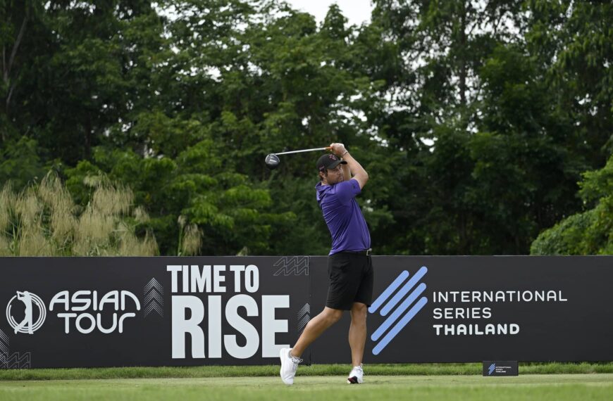 Peter Uihlein pictured at Thai Country Club for International Series Thailand, the sixth of 10 events on The International Series in 2024.