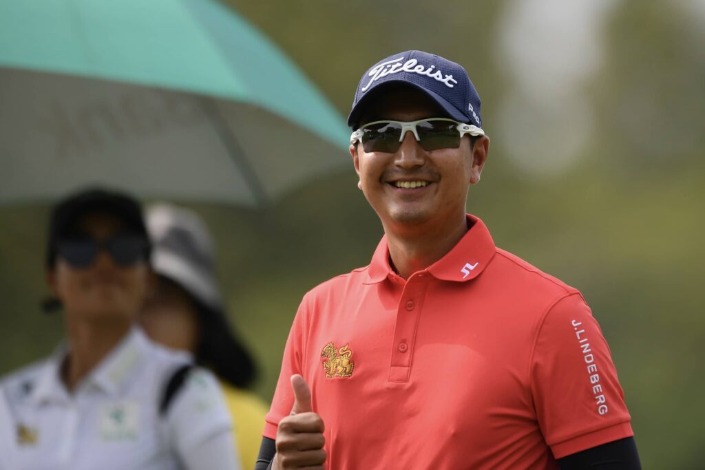 Sadom Kaewkanjana pictured at the Black Mountain Championship at Black Mountain Golf Club in Hua Hin, Thailand