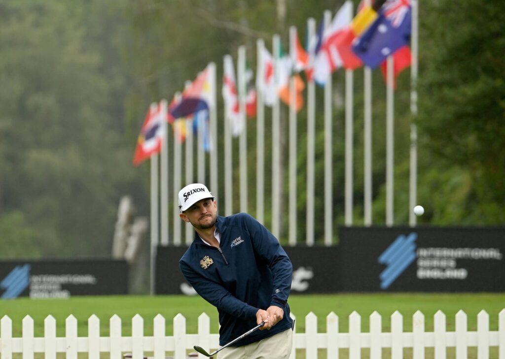 The International Series Rankings leader John Catlin pictured during International Series England at Foxhills Club & Resort