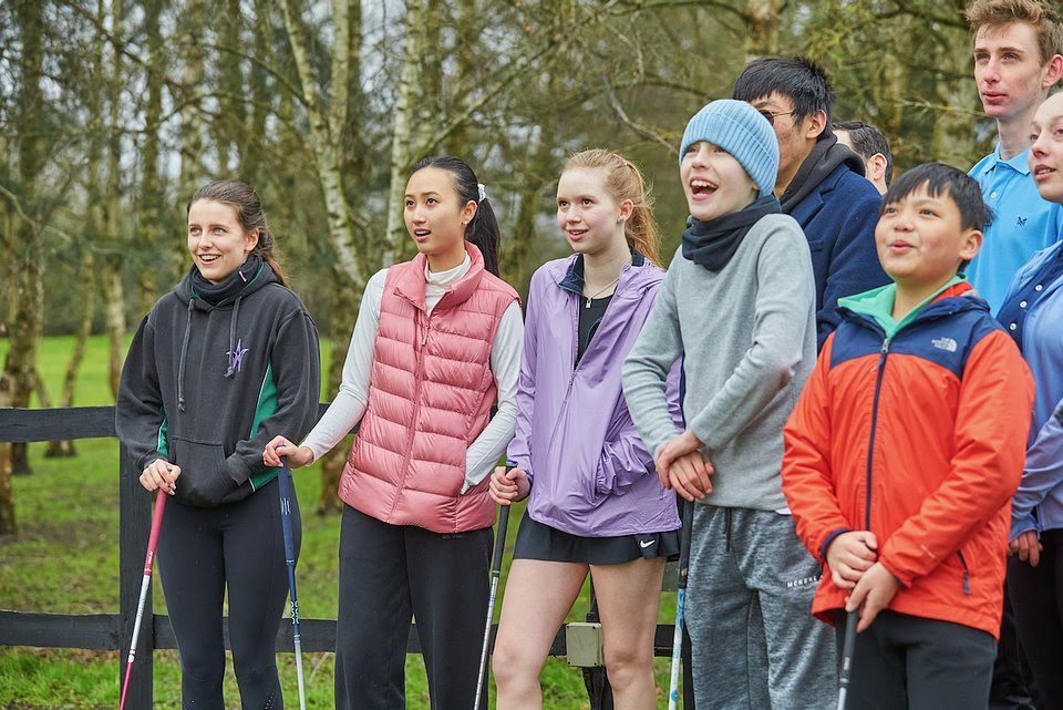 Youngsters enjoying golf with England Golf