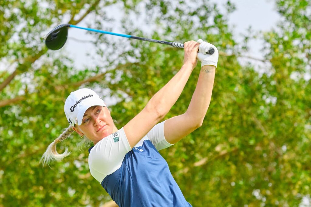 Charley Hull poised for final day charge