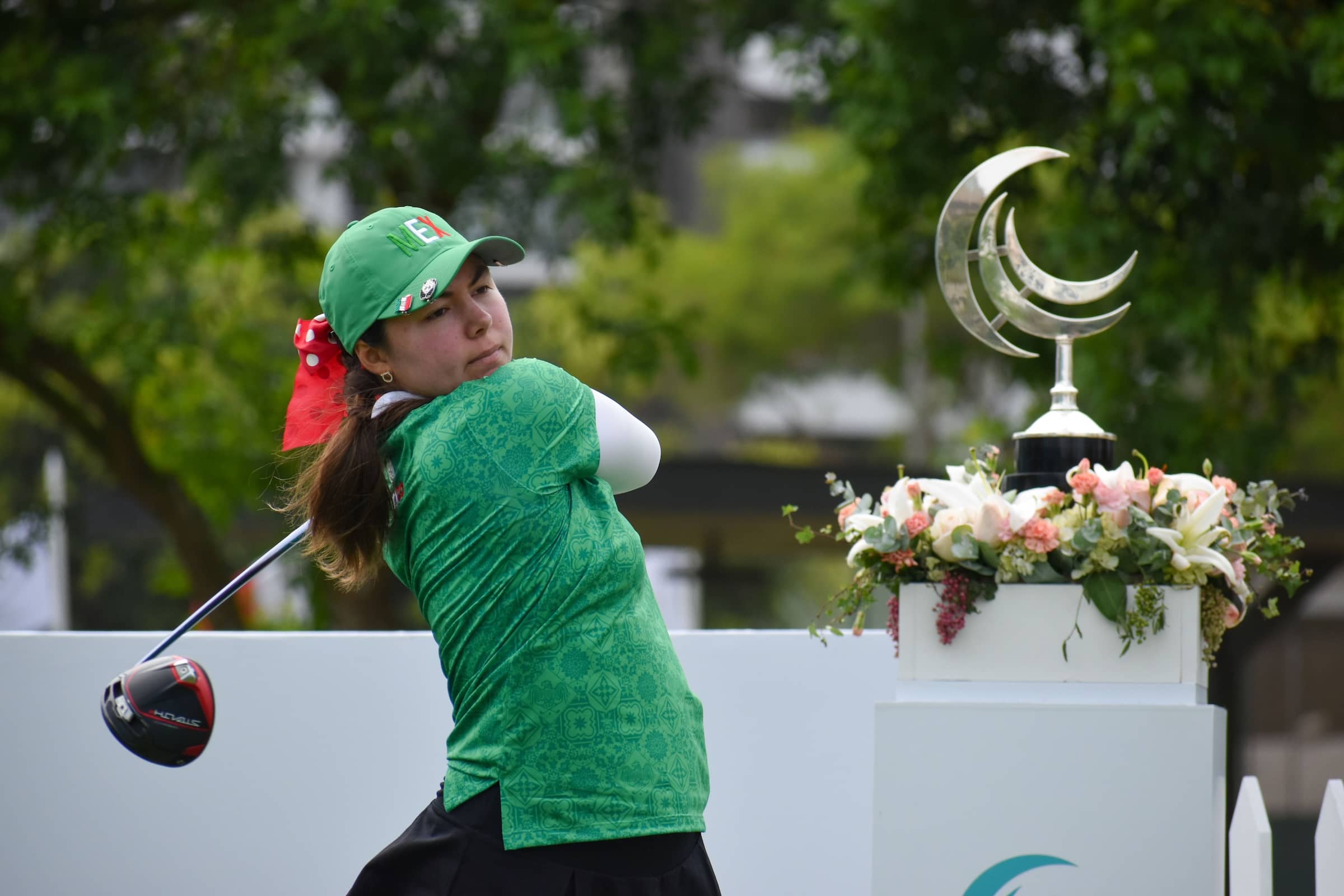 Mexico’s Clarisa Temelo leads the Women’s Amateur Latin America championship at Lima Golf Club in Peru after an impressive six-under-par 65 in round one.