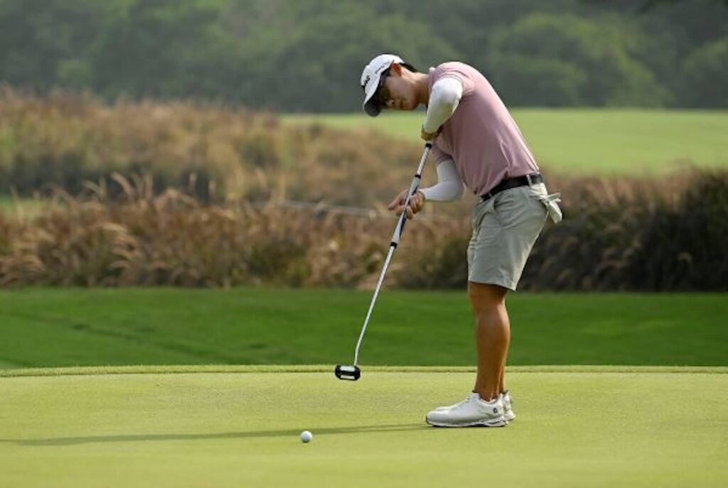  Jazz Janewattananond pictured at Royale Jakarta Golf Club for the the BNI Indonesian Masters, the seventh of 10 events on The International Series in 2024.