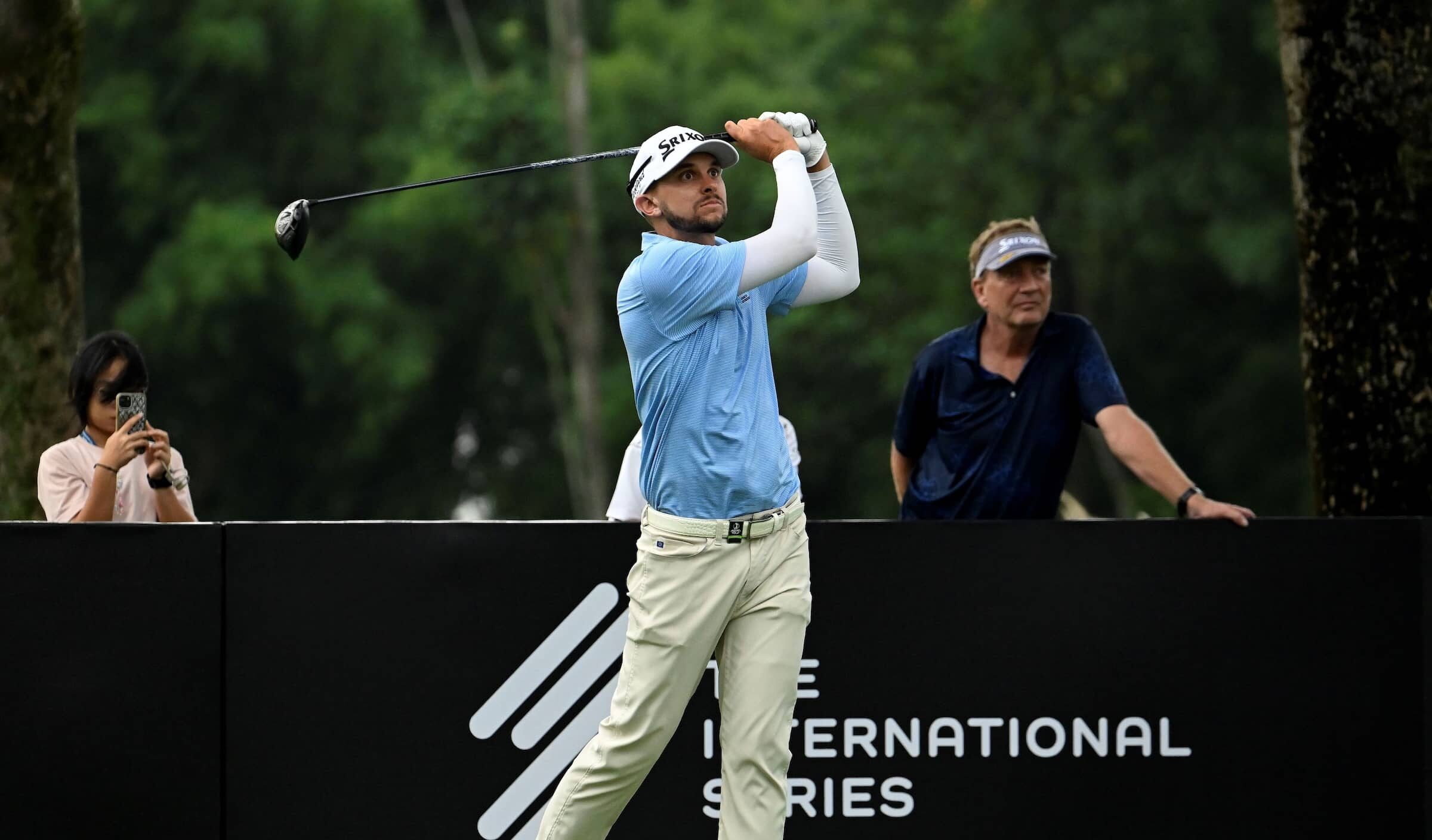 John Catlin pictured at Royale Jakarta Golf Club for the BNI Indonesian Masters, the seventh of 10 events on The International Series in 2024. Picture by Asian Tour.