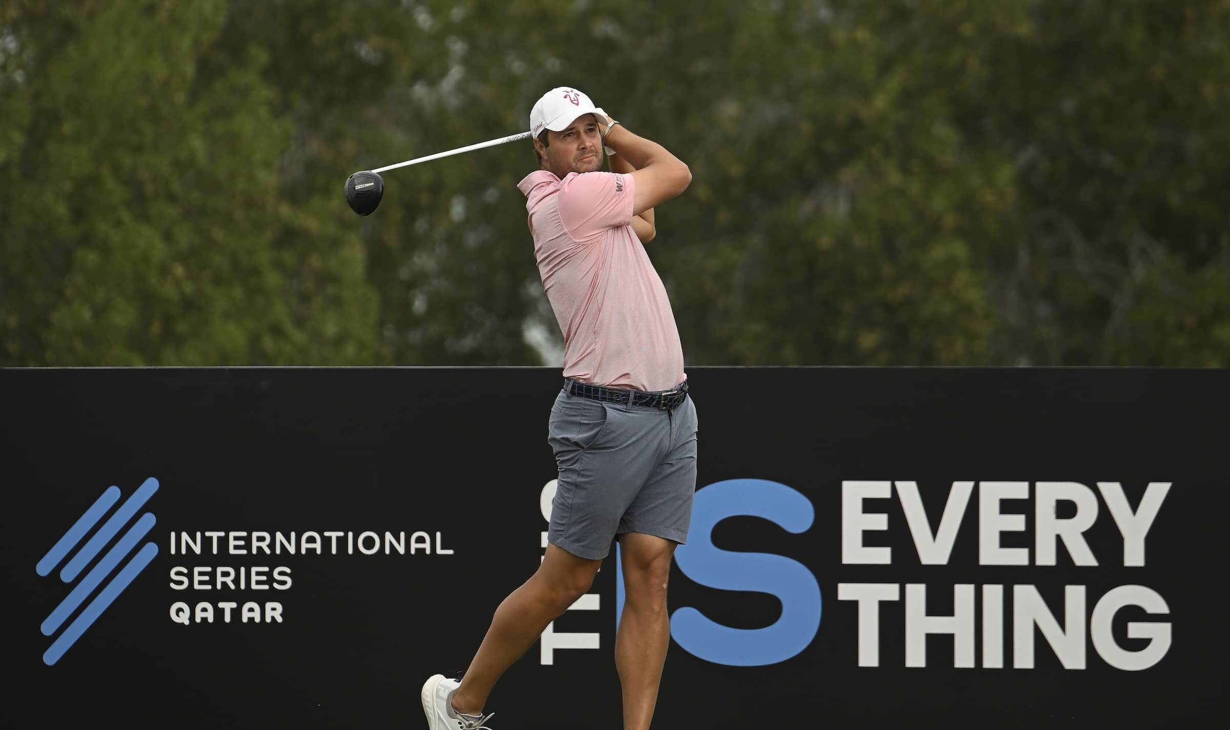 Peter Uihlein pictured at Doha Golf Club during International Series Qatar, the ninth of 10 events on The International Series in 2024