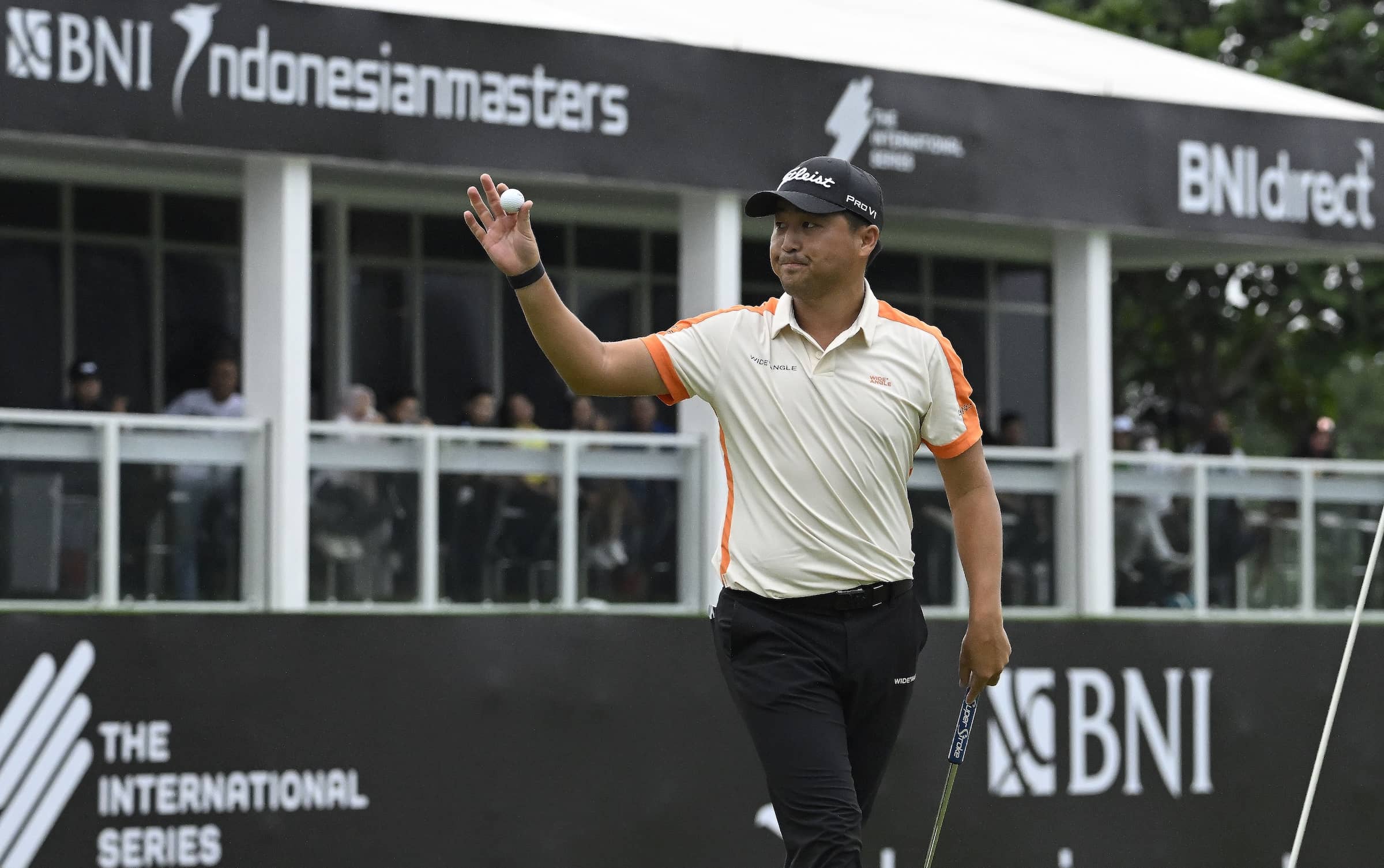 Richard T. Lee pictured at Royale Jakarta Golf Club at the BNI Indonesian Masters, the seventh of 10 events on The International Series in 2024.