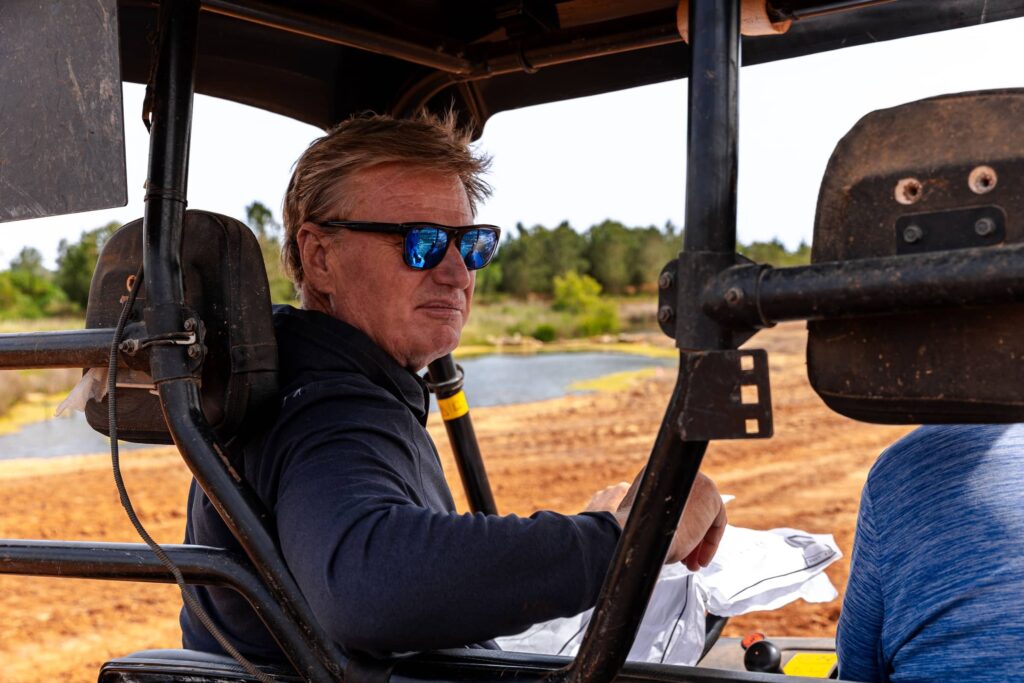 Four-time Major Champion and award-winning golf course architect Ernie Els