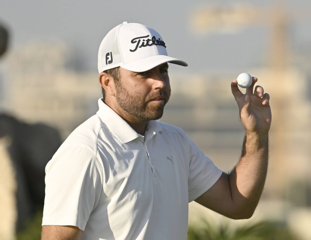 Ian Snyman pictured at Doha Golf Club, during International Series Qatar, the ninth of 10 events on The International Series in 2024