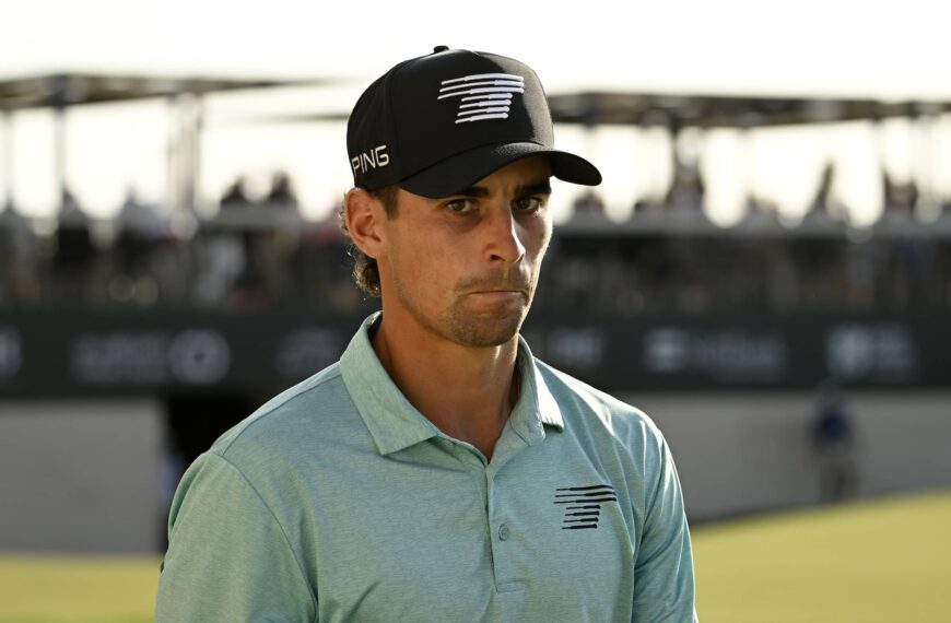 Joaquin Niemann pictured at Riyadh Golf Club during the PIF Saudi International powered by SoftBank Investment Advisers, the final event on The International Series in 2024.