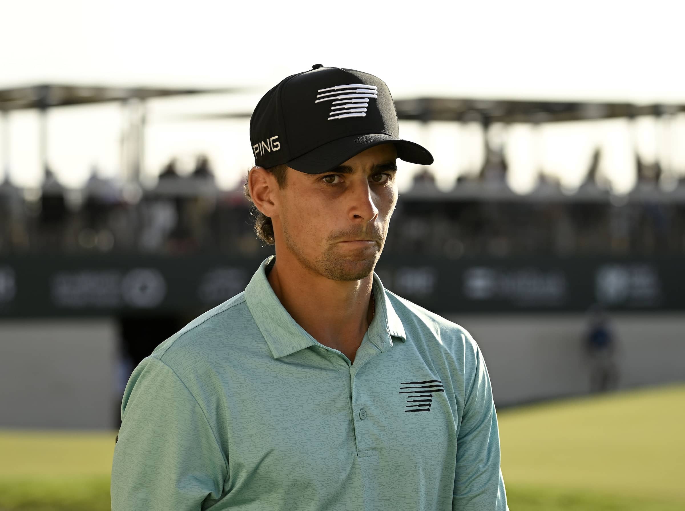 Joaquin Niemann pictured at Riyadh Golf Club during the PIF Saudi International powered by SoftBank Investment Advisers, the final event on The International Series in 2024.