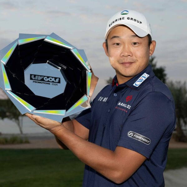 Lee Chieh-po won LIV Golf Promotions by two strokes on Saturday at Riyadh Golf Club.